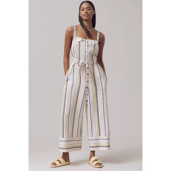 Maeve Easy Sleeveless Shirting Jumpsuit XL - Picture 1 of 3